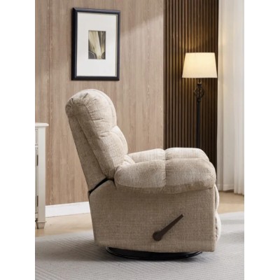 Cloud Swivel Armchair - Beige