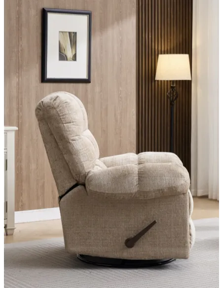 Cloud Swivel Armchair - Beige