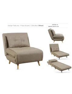 Freya Accent Armchair - Wheat 2