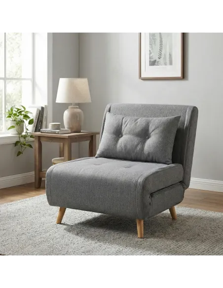 Freya Accent Armchair - Grey