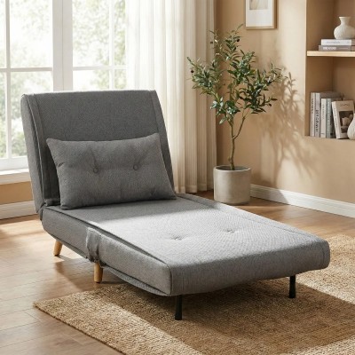 Freya Accent Armchair - Grey