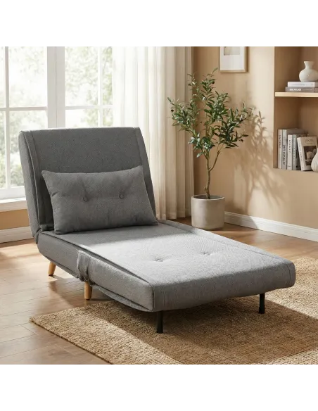 Freya Accent Armchair - Grey