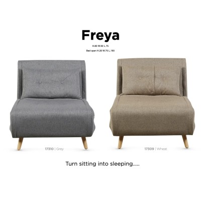 Freya Accent Armchair - Grey