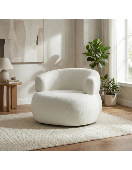 Daisy Accent Chair - White