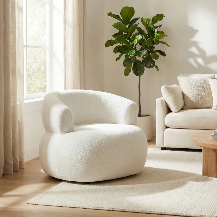 Daisy Accent Chair - White