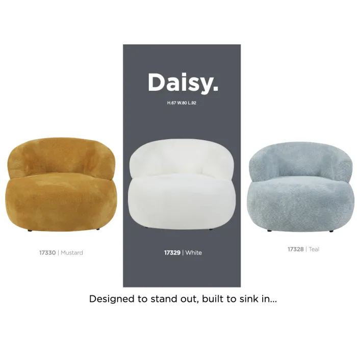 Daisy Accent Chair - White