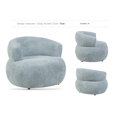 Daisy Accent Chair - Teal
