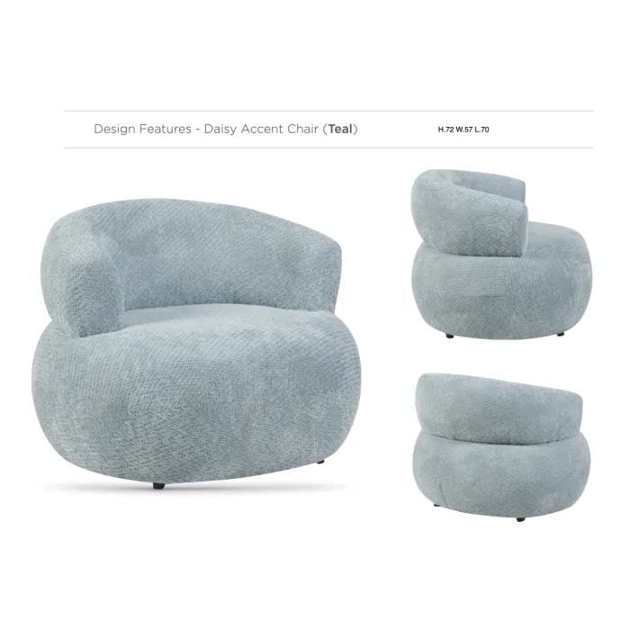 Daisy Accent Chair - Teal