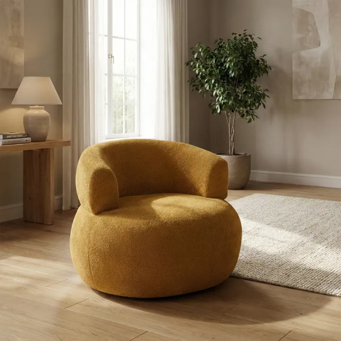 Daisy Accent Chair - Mustard