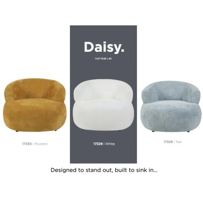 Daisy Accent Chair - Mustard