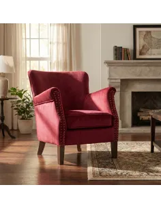 Harlow Armchair - Vogue Bordeaux