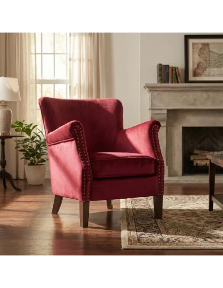 Harlow Armchair - Vogue Bordeaux