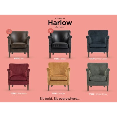 Harlow Armchair - Vogue Bordeaux