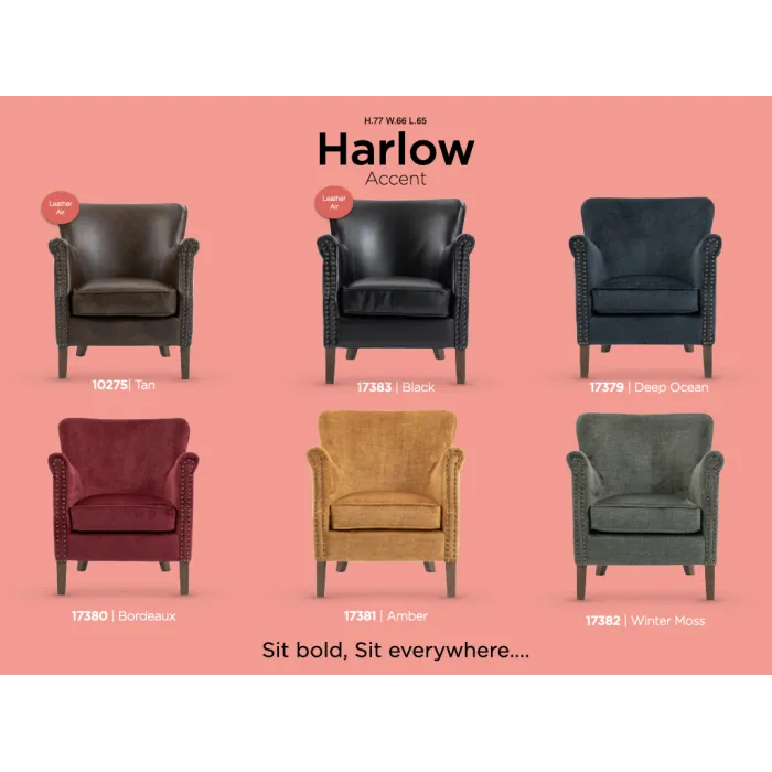 Harlow Armchair - Vogue Bordeaux