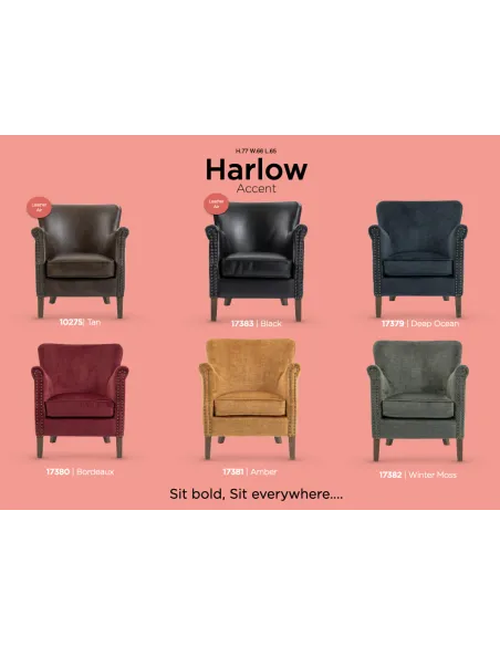 Harlow Armchair - Vogue Bordeaux