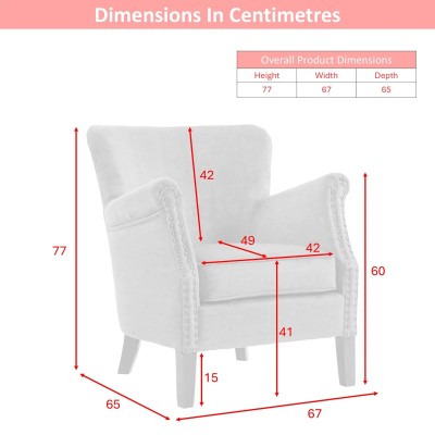 Harlow Armchair - Vogue Bordeaux