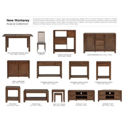Monterey 1 Drawer Console Table - Arcadia
