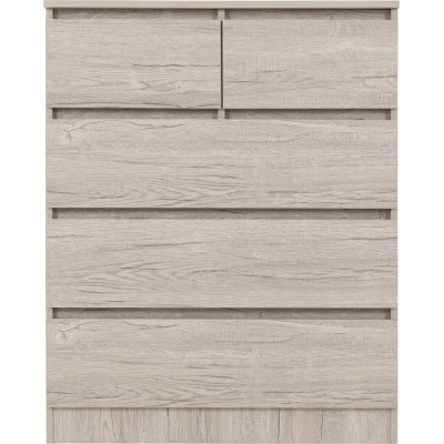 Malvern 3+2 Drawer Chest - Urban Snow