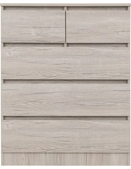 Malvern 3+2 Drawer Chest - Urban Snow