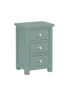 Siena 3 Drawer Bedside Locker - Lime