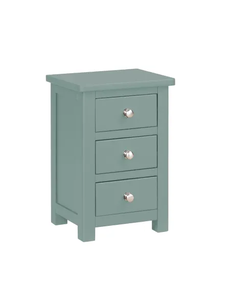 Siena 3 Drawer Bedside Locker - Lime