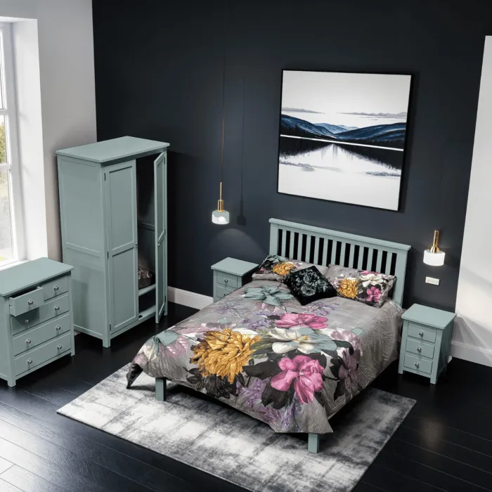 Siena 3 Drawer Bedside Locker - Lime