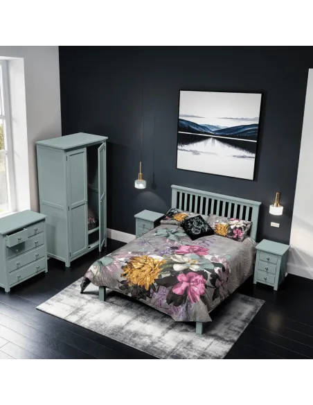 Siena 3 Drawer Bedside Locker - Lime