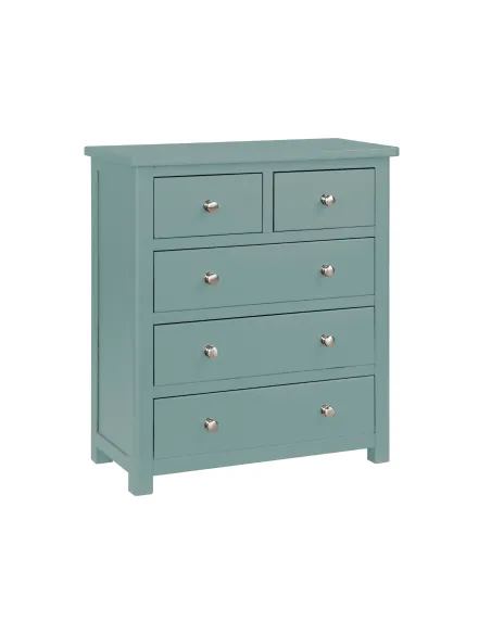 Siena 3+2 Drawer Chest - Lime