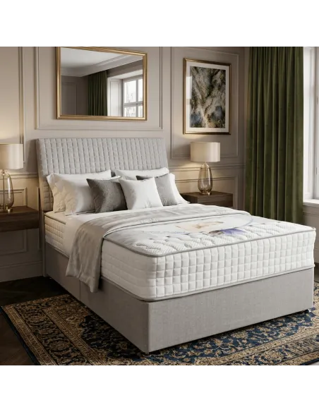Natural Sleep Ascot Brown Divan Base - No Drawers