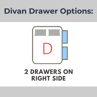 Natural Sleep 2 Drawers Right Side IN COMBO