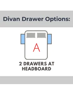 Natural Sleep Divan Drawers Options 2