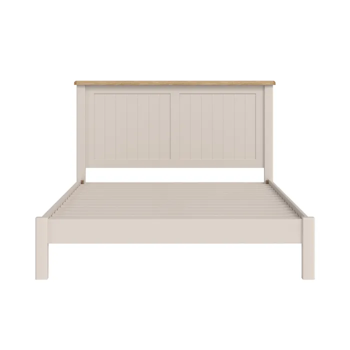 Windermere 5ft Painted Bedframe - Grey/Oak