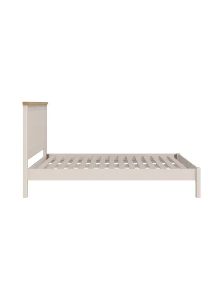 Windermere 5ft Painted Bedframe - Grey/Oak