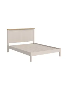 Windermere 4ft6 Painted Bedframe - Grey/Oak 2