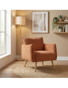 Piper Armchair - Rust