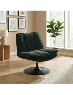 Bella Accent Chair - Dark Green