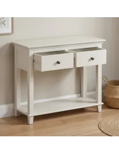 Provence 2 Drawer Console Table - Truffle 2