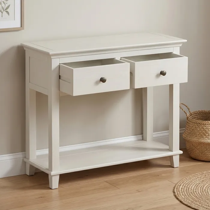 Provence 2 Drawer Console Table - Truffle