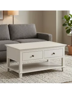 Provence 2 Drawer Coffee Table - Truffle
