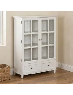 Provence Low Display Cabinet - Truffle