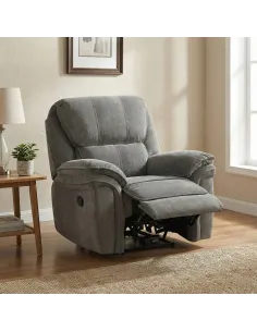 Westbury Manual Recliner Armchair - Stone 2