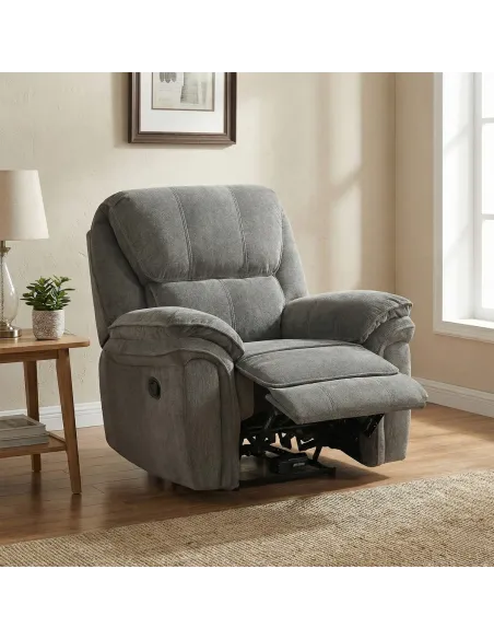 Westbury Manual Recliner Armchair - Stone