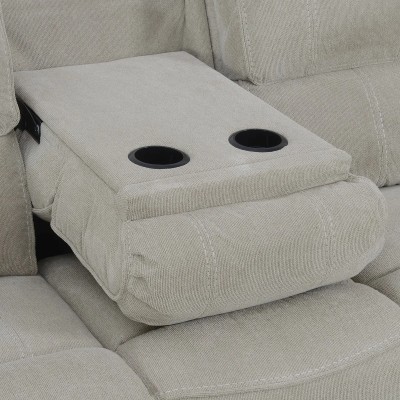 Westbury 3 Seater Manual Recliner Sofa - Beige
