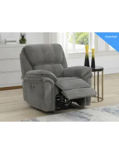 Westbury Electric Recliner Armchair - Stone