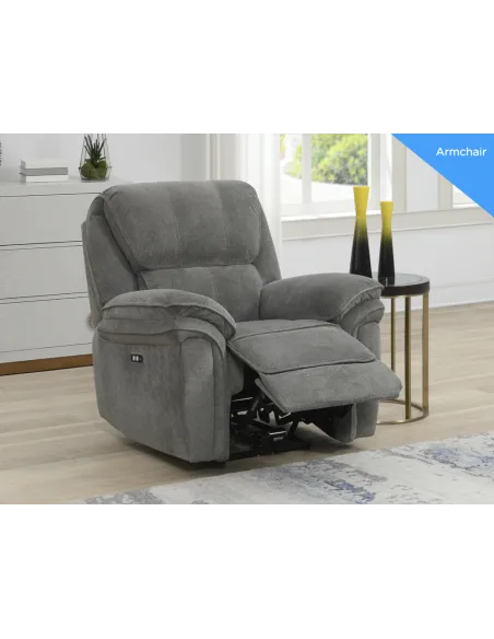 Westbury Electric Recliner Armchair - Stone