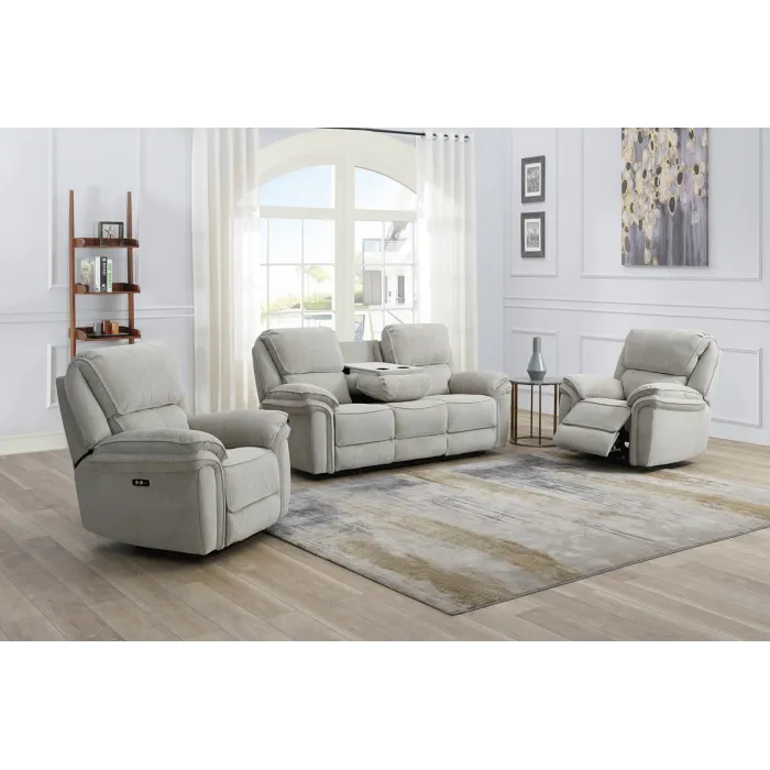 Westbury 3 Seater Electric Recliner Sofa - Beige