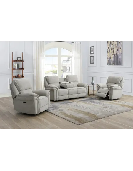 Westbury 3 Seater Electric Recliner Sofa - Beige