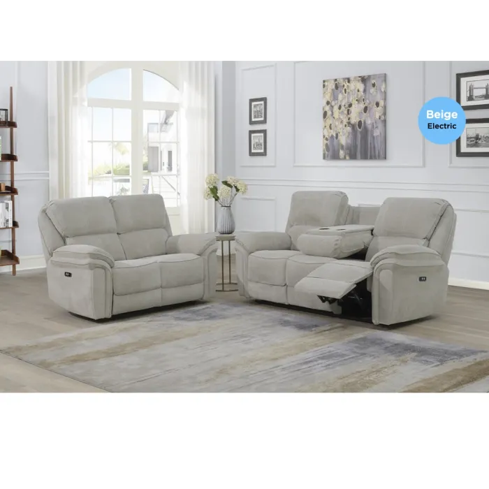 Westbury 2 Seater Electric Recliner - Beige