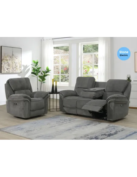 Westbury Electric Recliner Armchair - Stone