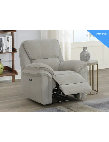 Westbury Electric Recliner Armchair - Beige
